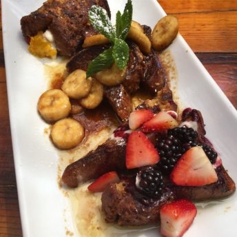3 types of Gluten-free French toast from Fig Tree Cafe